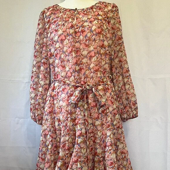 Kori Pink Floral Dress - Picture 13 of 15